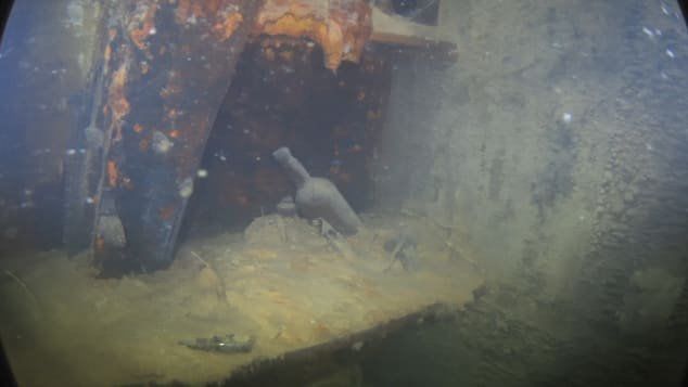 Arctic shipwreck 'frozen in time'